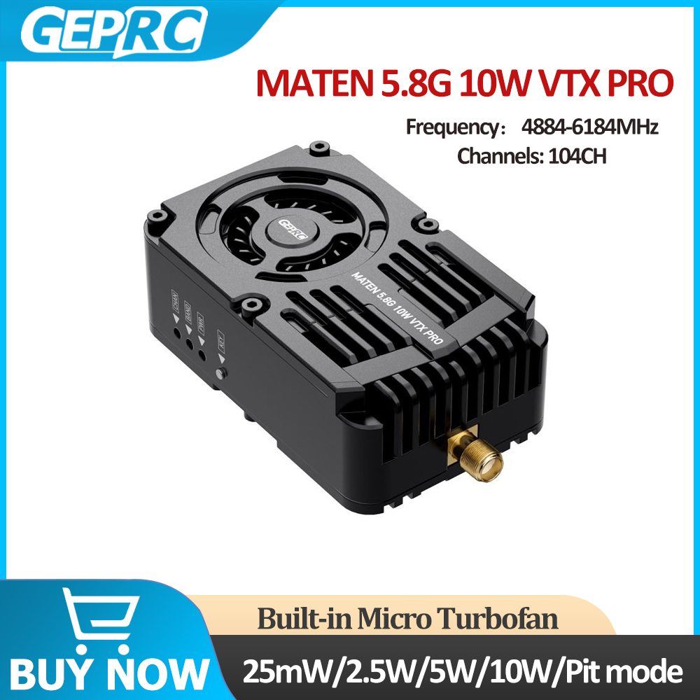 Drone Racing Transmitter - GEPRC MATEN 5.8G 10W VTX PRO