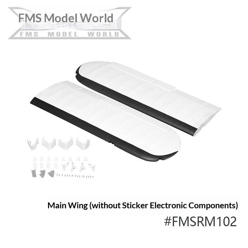FMS RC เครื่องบินสติ๊กเกอร์สำห - Drone Racing Motor บทวิจารณ์และราคา