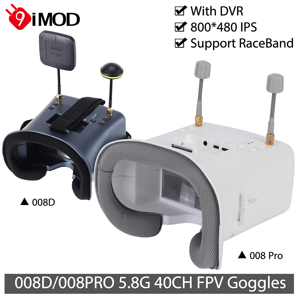 9IMOD 5.8G FPV VR Goggles 008D - Drone Racing Goggles บทวิจารณ์และราคา