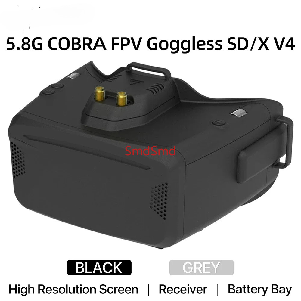 แว่นตา FPV Cobra SD X V4 ความล - Drone Racing Goggles บทวิจารณ์และราคา